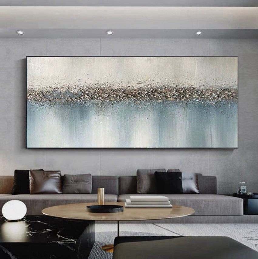 Abstract Foil Artwork Modern Decor Oil Painting On Canvas Lanscaple Pure Hand-painted Pictures Unframed