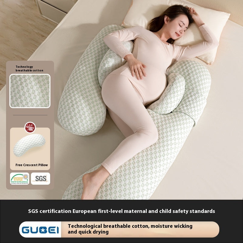 Pregnant Women's Pillow Waist Support Side Sleeping Belly Support U-shaped Pillow 25% Off!