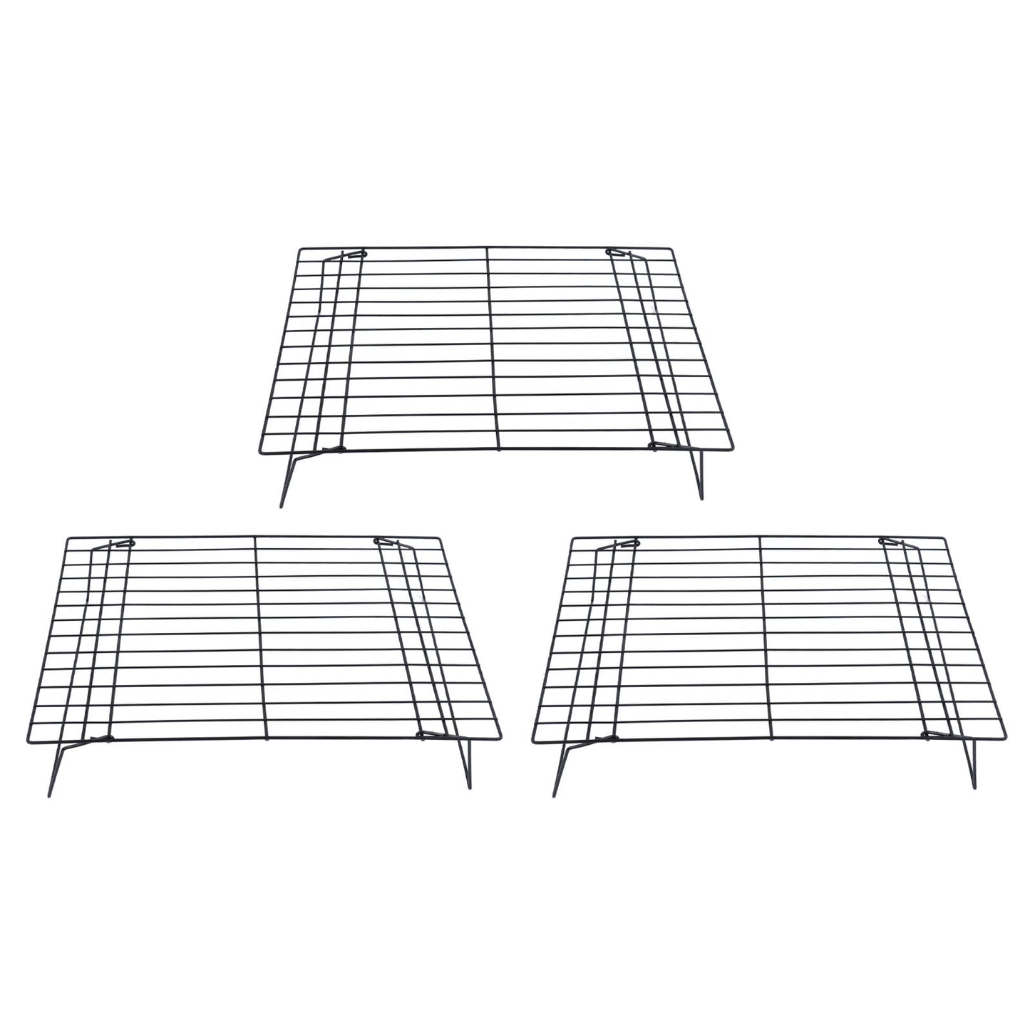 13 Inch Iron Baking Rack 3 Layer Non Stick Cooling Racks for Cooking Baking Cake Biscuits