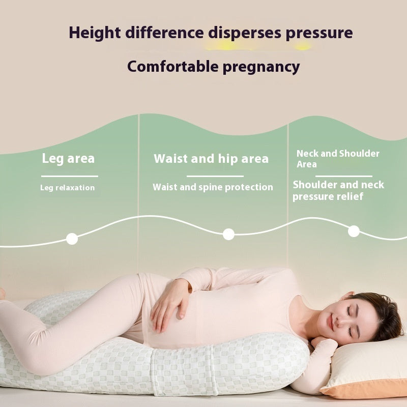Pregnant Women's Pillow Waist Support Side Sleeping Belly Support U-shaped Pillow 25% Off!