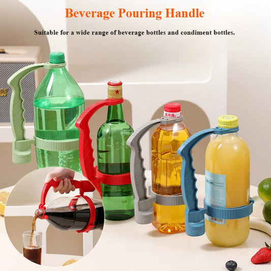 Beverage Bottle Handle Holder, Adjustable Pouring Handle Organizer, Multi-Use Oil Bottle Handle Holder, Kitchen Storage, Kitchen Gadgets
