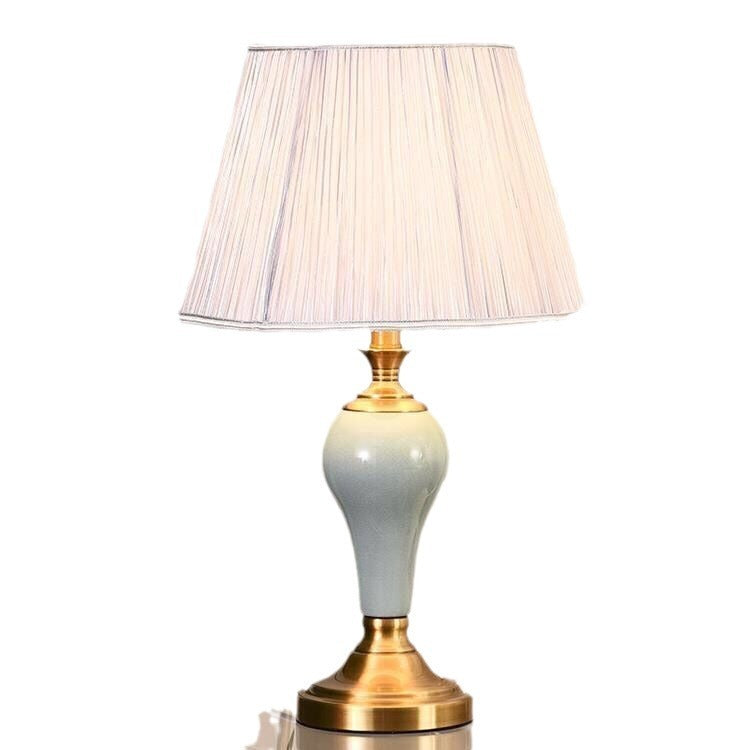 Bedroom Bedside Ceramic Table Lamp Warm Creative Living Room Study Household Lamps