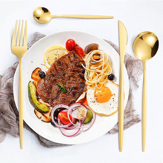 Stainless Steel Knife Fork And Spoon Set